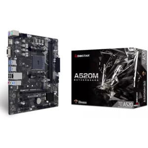 Материнская плата BIOSTAR A520MH 3.0, Socket AM4, AMD A520, mATX