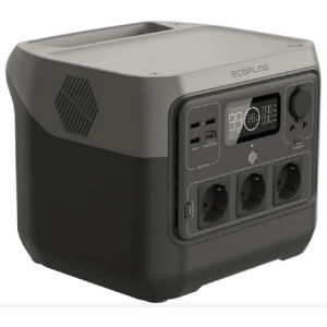 EcoFlow RIVER 2 PRO Portable Power Station, Capacity: 768Wh, AC Output: 800W total (surge 1600W), Number outlets 11 (4 AC outlets, 3 USB-A, USB-C, 2 DC 5521 Output, Car Power Output: 126W Max), Mobile App, Net Weight: 7.8kg, Dimension: 27x26x22.6cm, Charg