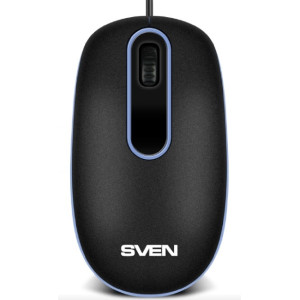 Мышь SVEN RX-90, Optical, 1000 dpi, 3 buttons Black