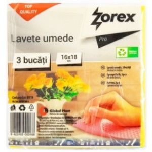 Laveta Zorex 3buc 15.5x17.5cm