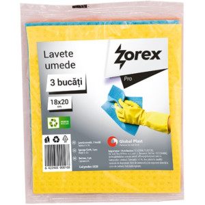 Laveta  Zorex cauc.3buc 18x20cm