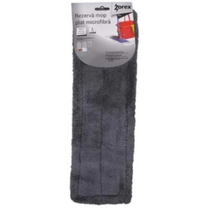 Teu cu mop plat microfibra Zorex Pro, 40x10 cm