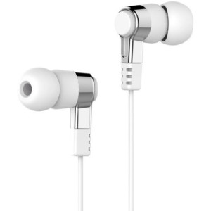 HOCO M52 Amazing rhyme universal wired earphones with mic White