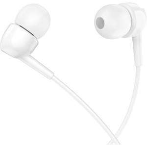 HOCO M99 Celestial universal earphones with microphone White