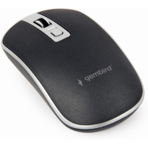 Mouse Gembird MUSW-4B-06-BS Wireless 4 buttons Black/Silver