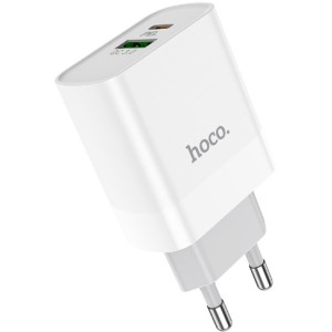 HOCO C80A Rapido PD20W+QC3.0 charger set(Type-C to Lighting)(EU) White