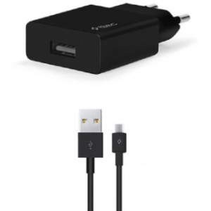 ttec Wall Charger Smart Travel with Cable USB to Micro USB 2.1A (1.2m), Black 