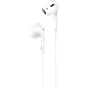 HOCO M1 Max crystal earphones with mic White