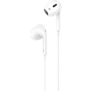 HOCO M1 Max crystal earphones with mic White