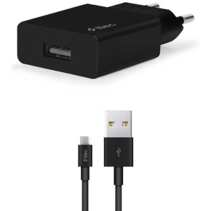 ttec Wall Charger Smart Travel with Cable USB to Type-C 2.4A (1.2m), Black 