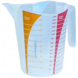 Cana gradata din plastic ALEANA, 1.0 l