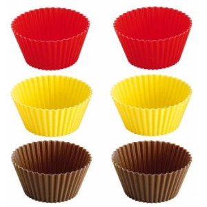 Cosulete de silicon DELICIA 7 см, 6 buc