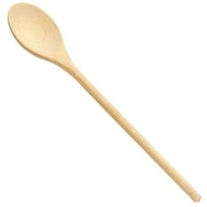 Lingura ovala lemn WOODY, 30 cm