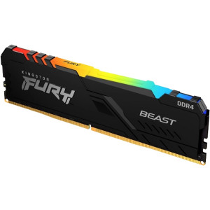 16GB DDR4-3600MHz  Kingston FURY Beast RGB (KF436C18BBA/16), CL18-22-22, 1.35V, Intel XMP 2.0, Blk