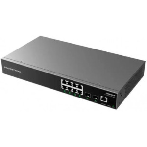 8-port Gigabit Managed PoE Switch, Grandstream GWN7801P, 2xSFP, steel case, 120W Budget