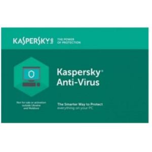 Kaspersky Anti-Virus Eastern Europe Edition.  5-Desktop  1 year  Base License Pack, Card