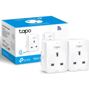 Socket TP-LINK Tapo P100 (2Pack), Smart Mini Plug, Wifi, Remote Access, Scheduling, Away Mode, Voice Control (The Google Assistant, Amazon Alexa), 2 x Smart mini plug included