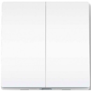 Light Switch  TP-LINK Tapo S220, White, Smart Light Switch / 2-Gang 1-Way, Hub Required (Tapo H100), Work with TAPO Devices, Remote Control, Voice Control, Schedule, Away Mode, Great Compatibility, No Flickering