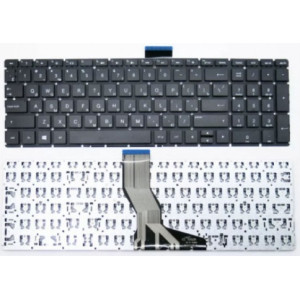 Keyboard HP ProBook 250 G6, 255 G6, 256 G6, 258 G6 w/o frame "ENTER"-small Right Angles ENG/RU Black