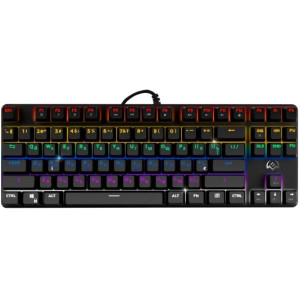 Gaming Keyboard SVEN KB-G9150, Mechanical, TLK, Metal panel, Blue SW, Backlight, USB