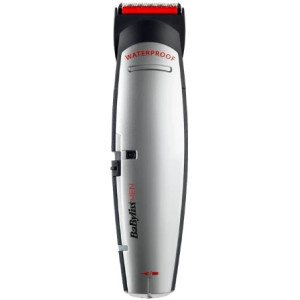 Trimmer BaByliss E837E, Rechargeable battery operation time 40 minutes/14h, 26 cutting lengths (0,5-15mm), cutting width 32mm,  silver