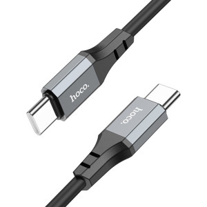 HOCO X86 Type-C to Type-C Spear 60W silicone charging cable Black