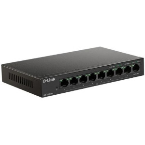 .9-port 10/100Mbps POE, D-Link DES-1009MP/A1A, with 8 PoE Ports, 1xGigabit Uplink, 117W Budget