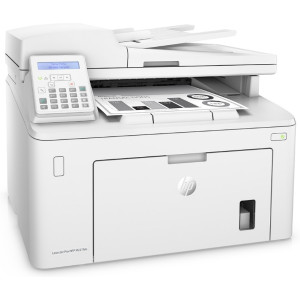 HP LaserJet Pro MFP M227fdn Print/Copy/Scan/FAX 28ppm, 256MB, up to 30000 monthly, 2 line screen, 1200dpi, Duplex, 35 sheets ADF,  Hi-Speed USB 2.0, Fast Ethernet 10/100Base-TX