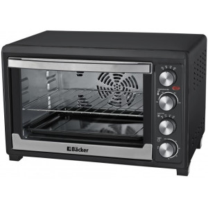 Настольная духовка электрическая Backer BO48 CONV BL-IX