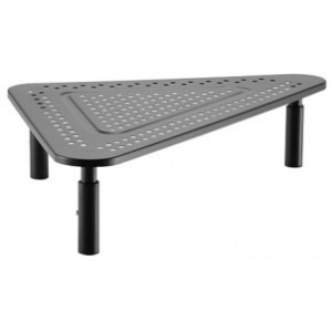 Gembird MS-TABLE-02,  Adjustable monitor stand (triangle), 20 kg, 500 x 285 x 120 mm, Height range: 100/120/140 mm