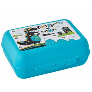 127048 Container Lanch box cu decor ALEANA, 1.7l, 19x14x7 cm