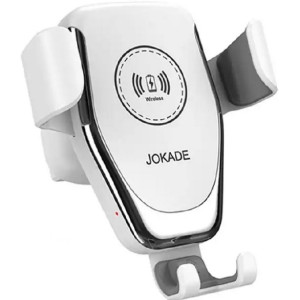 Jokade Car Wireless Charging Gravity 15W Baiye JH008, White 
