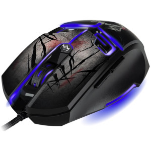 Mouse SVEN RX-G805, 500-8000 dpi, 6 buttons, Programmable, RGB, Backlight, Black, USB