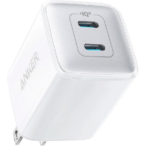 USB Charger Anker 521 Nano Pro 40W, 2x USB-C, PowerIQ, PD, white