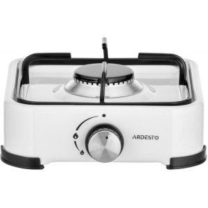 Ardesto Gas Cooktop GTC-NS1011W, gas type LPG, 1 alum. burner, enamel body, painted grid, color: white