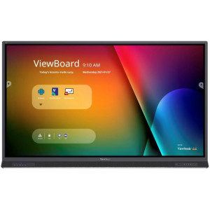 ViewSonic IFP7552-1B, EDUCATION - Powerful Multimedia Learning, IFP, 75"(3840x2160), 33 multi-point touch, 7H, 350nits, 8G RAM/64GB Storage, Android 9,  OPSx1, Wi-Fi slotx1, HDMI-INx3, HDMI-OUTx1, VGAx1, DPx1, SPDIFx1,USB-Ax5,USB-Bx2,USB-Cx1, Earphon