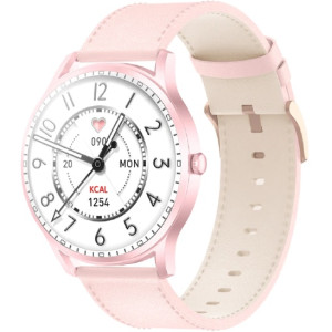 Kieslect Smart Watch Lora, Leather Strap, Pink