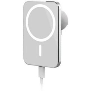 Car Magnetic wireless charger White