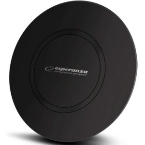 Wireless Fast Charging Pad Esperanza PREON EZC102, output power: 5W/7.5W/10W/15W, Power socket: USB TYPE-C, includes a USB TYPE-C/USB A cable with a length of 1m