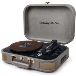 Vinyl Turntable MUSE MT-201 BTG, Grey