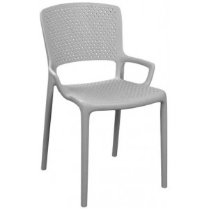 Стул DP Tina, Grey DC-226, Полипропилен, Серый