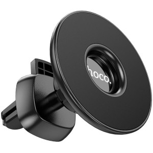 HOCO CA112 Excelle air outlet ring magnetic car holder Black