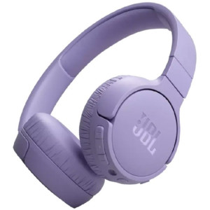 Headphones  Bluetooth  JBL T670NC, Purple, On-ear, Adaptive Noise Cancelling with Smart Ambient