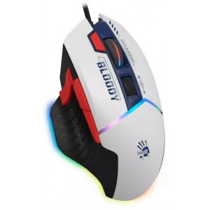 Gaming Mouse Bloody W95 Max, 100-12000dpi, 10 buttons, 35G, 250IPS, Extra Fire Wheel, RGB,USB, Navy