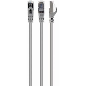 Patch Cord Cat.6A   2m, Grey, PP6A-LSZHCU-2M, Cablexpert, Low Smoke Zero Halogen (LSZH)