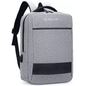 Rucsac-Laptop, NOMAD 15.6", Tellur gri  TLL611302, USB charging port, Multiple compartments, MAterial Oxford fabric