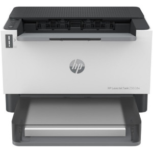 Printer HP LaserJet Tank 2502dw, White,  A4, 600x600 dpi, up to 22 ppm, 64MB, Duplex, Up to 25000 pages/month, Hi-Speed USB (compatible with USB 2.0); 802.11a/b/g/n (2.4/5 GHz), PCLmS; URF; PWG, HP Smart App, Apple AirPrint™, W1530A/X Cartridge (~2500/500