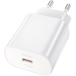 HOCO N22 Jetta PD25W charger set (Type-C to Lightning) White