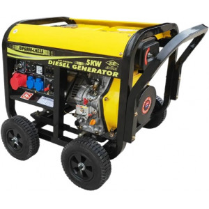 DIESEL GENERATOR JDP6000-LHE3A/400/230V/THREE PHASE/ATS - Open Type, Air-cooled