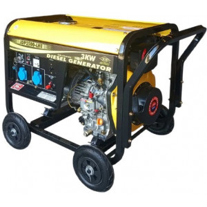 DIESEL GENERATOR JDP3500-LHE/230V/SINGLE PHASE - Open Type, Air-cooled